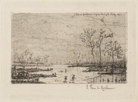 TvB G 1738
<br/>
Landschapje (ijsgezicht)
<br/>
<em>Kerkhove, Jean. van de (1822-1881)</em>